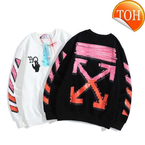 off style tide white brand paint gradient arrstyle round neck sweater for men and women, Black
off style tide white brand paint gradient arrstyle round neck sweater for men and women, Black