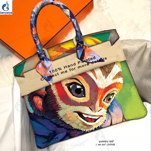 hand paint handmake painted graffiti art sun wukong cowhide togo leather luxury women handbags classic totes silver, Black;red
hand paint handmake painted graffiti art sun wukong cowhide togo leather luxury women handbags classic totes silver, Black;red
