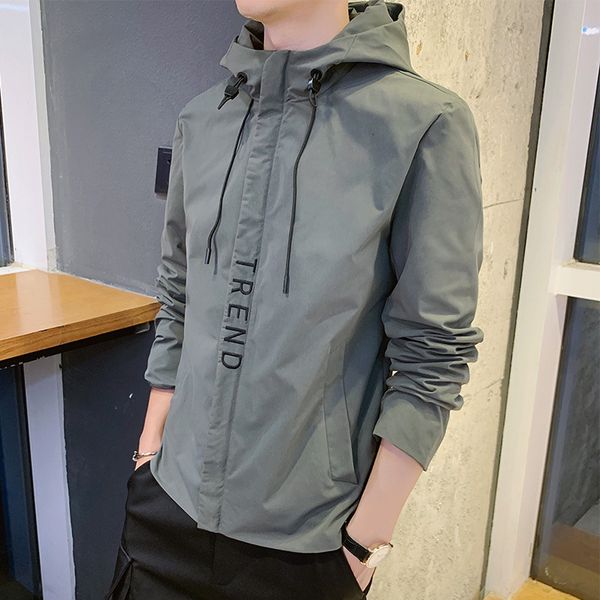 autumn and winter new korean outdoor jacket fashion brand thin windbreaker men's casual clothes, Black;brown
autumn and winter new korean outdoor jacket fashion brand thin windbreaker men's casual clothes, Black;brown