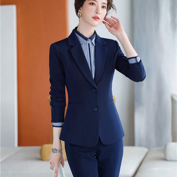 office lady business work formal pants suits women 2 piece set spring autumn 2021 new blazer jacket trousers suit female clothes, White
office lady business work formal pants suits women 2 piece set spring autumn 2021 new blazer jacket trousers suit female clothes, White