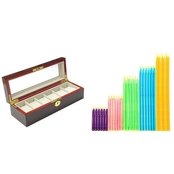 watch boxes & cases 1 pcs 6 slots wooden display case 30 plastic sealing clips for fresh-keeping clamp sealer, Black;blue
watch boxes & cases 1 pcs 6 slots wooden display case 30 plastic sealing clips for fresh-keeping clamp sealer, Black;blue