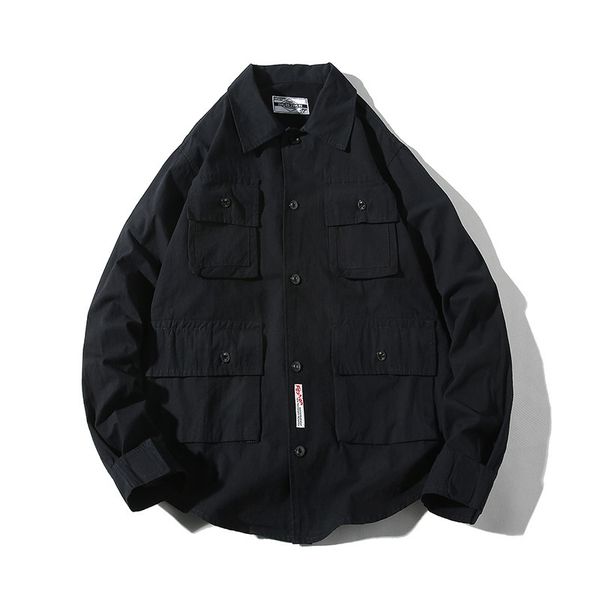 spring autumn occasional fall men vintage washed cotton jacket safari style outerwear male cargo coat yv31, Black;brown
spring autumn occasional fall men vintage washed cotton jacket safari style outerwear male cargo coat yv31, Black;brown