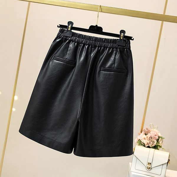 More Tall Waist Size Plutonium From Fake Black Leather Shorts Women Broad Leg of the Motorcycle Style Punk Autumn Casual Winter Yg74, Black;white
More Tall Waist Size Plutonium From Fake Black Leather Shorts Women Broad Leg of the Motorcycle Style Punk Autumn Casual Winter Yg74, Black;white