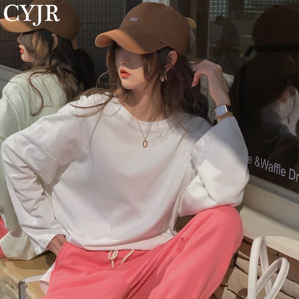 t-shirt solid women long sleeves 2021 spring t shirt women's clothes o-neck tee harajuku mujer t-shirts 70qg, White
t-shirt solid women long sleeves 2021 spring t shirt women's clothes o-neck tee harajuku mujer t-shirts 70qg, White