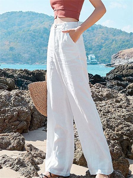 women's pants & capris makuluya spring summer autumn cotton linen straight elastic waist thin trousers all-match soft lithe basic vinta, Black;white
women's pants & capris makuluya spring summer autumn cotton linen straight elastic waist thin trousers all-match soft lithe basic vinta, Black;white