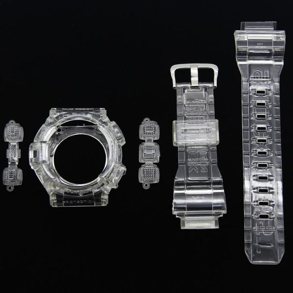 watch bands and case for g-9300 gw-9300 crystal ice transparent strap bezel with tools gift man women, Black;brown
watch bands and case for g-9300 gw-9300 crystal ice transparent strap bezel with tools gift man women, Black;brown