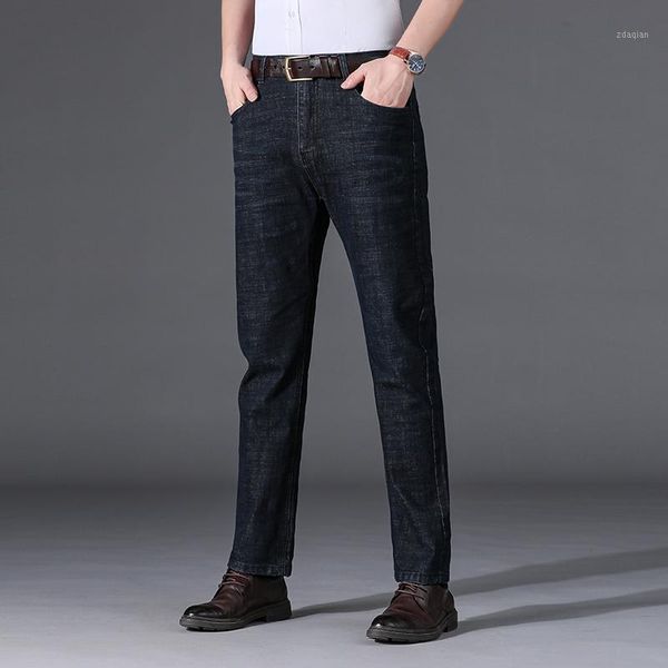 men's jeans 2021 brand fit loose classic black fashion casual stretch denim pants male clothes size 29-40, Blue
men's jeans 2021 brand fit loose classic black fashion casual stretch denim pants male clothes size 29-40, Blue