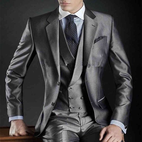 men's suits & blazers 2022 latest coat pant designs grey single breasted satin men italian jacket custom groom slim fit tuxedo 3 pieces, White;black
men's suits & blazers 2022 latest coat pant designs grey single breasted satin men italian jacket custom groom slim fit tuxedo 3 pieces, White;black