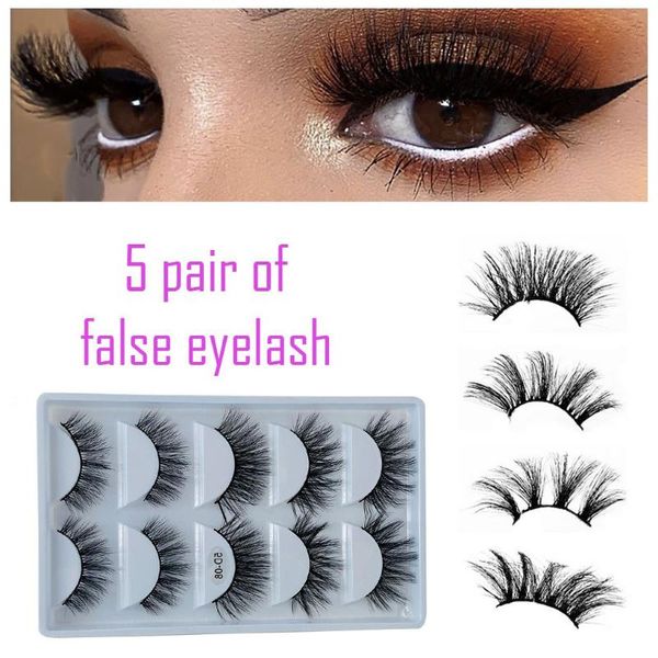 false eyelashes 5 pair lashes 3d mink black handmade natural/thick makeup natural fake beauty extension tools
false eyelashes 5 pair lashes 3d mink black handmade natural/thick makeup natural fake beauty extension tools