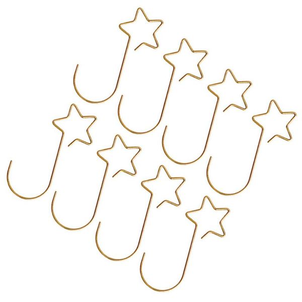 hooks & rails 60pcs christmas star shape creative metal hnaging hook decor