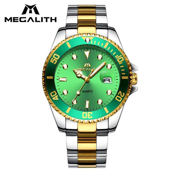 wristwatches megalith luxury watches for mens waterproof analogue date calendar wrist watch stainless steel quartz clock montre homme, Slivery;brown
wristwatches megalith luxury watches for mens waterproof analogue date calendar wrist watch stainless steel quartz clock montre homme, Slivery;brown
