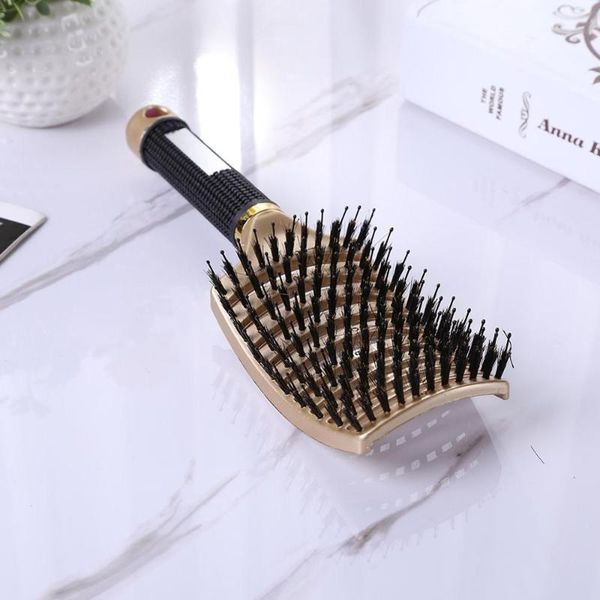 hair brushes scalp massage comb hairbrush bristle nylon women wet curly detangle brush for salon hairdressing styling tools, Silver
hair brushes scalp massage comb hairbrush bristle nylon women wet curly detangle brush for salon hairdressing styling tools, Silver