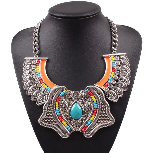 pendant necklaces design fashion brand collar choker & pendants luxury chunky alloy metal statement for women, Silver
pendant necklaces design fashion brand collar choker & pendants luxury chunky alloy metal statement for women, Silver