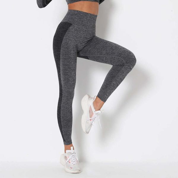 waist and tight buttocks quick drying capris women's high hip lifting fitness running elastic yoga pants, Gray
waist and tight buttocks quick drying capris women's high hip lifting fitness running elastic yoga pants, Gray