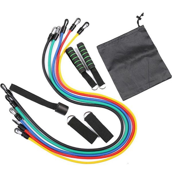11-piece set of puller pull rope fitness multi-function puller set muscle training belt elastic
11-piece set of puller pull rope fitness multi-function puller set muscle training belt elastic