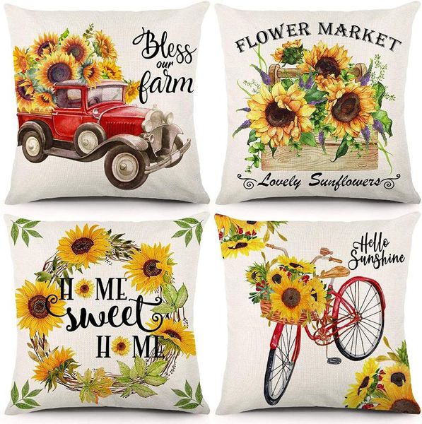 cushion/decorative pillow s throw covers 18 x inch set of 4 sunflower cushion for home sofa chair decorative pillowcases
cushion/decorative pillow s throw covers 18 x inch set of 4 sunflower cushion for home sofa chair decorative pillowcases