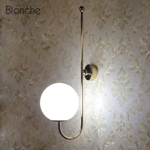 wall lamp nordic gold modern led sconce light fixture for home indoor lighting white glass ball bedroom stairs bedside
wall lamp nordic gold modern led sconce light fixture for home indoor lighting white glass ball bedroom stairs bedside