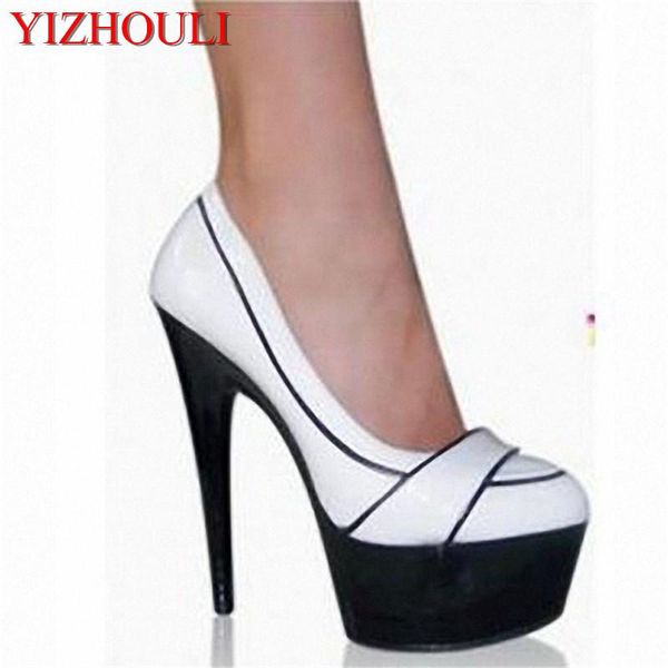 dress shoes 15 cm super high heels color matching for japan and south korea the patent leather nightclub, Black
dress shoes 15 cm super high heels color matching for japan and south korea the patent leather nightclub, Black