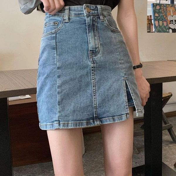 skirts zoki korean slim women denim skirt high waist jeans blue casual fashion spring 2021, Black
skirts zoki korean slim women denim skirt high waist jeans blue casual fashion spring 2021, Black