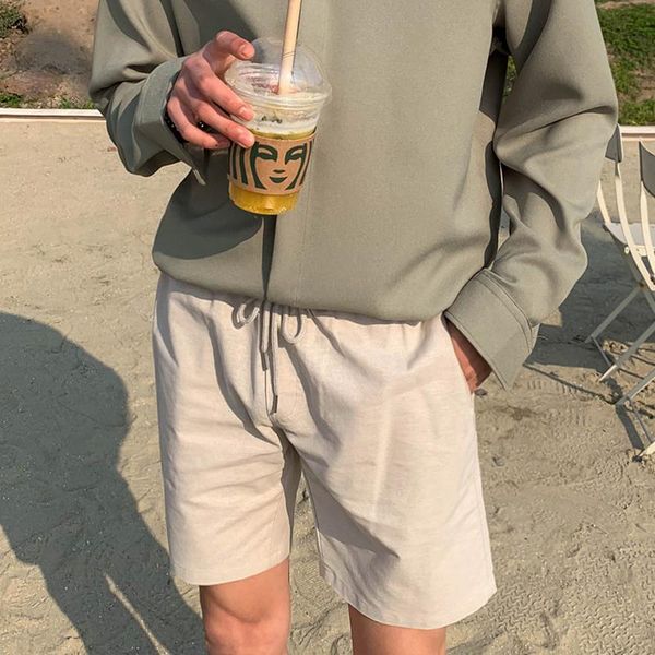 men's shorts summer casual sports short pants men trendy loose beach five-point thin simple solid man 2021, White;black
men's shorts summer casual sports short pants men trendy loose beach five-point thin simple solid man 2021, White;black