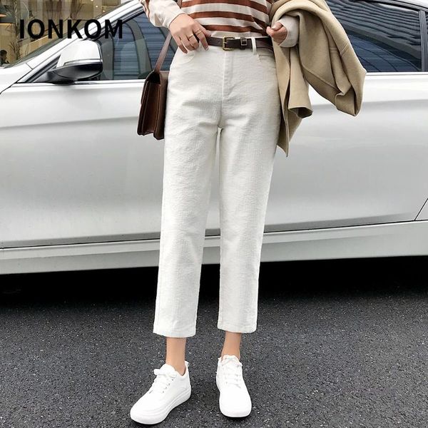 women's pants & capris ionkom highstreet workwear elegant belted high waist harem office lady autumn slant pocket women korean style tr, Black;white
women's pants & capris ionkom highstreet workwear elegant belted high waist harem office lady autumn slant pocket women korean style tr, Black;white