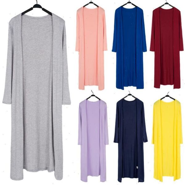 korean women modal long cardigan ladies solid color shawl female cotton sweater cardigans long sleeve women casual thin coats, White;black
korean women modal long cardigan ladies solid color shawl female cotton sweater cardigans long sleeve women casual thin coats, White;black