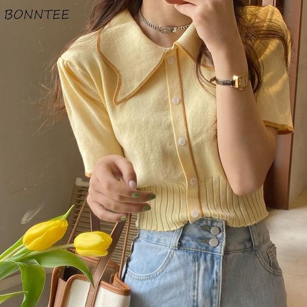 women's t-shirt t-shirts women fashion slim all-match summer french style elegant knitted solid puff sleeve sweet college female crop, White
women's t-shirt t-shirts women fashion slim all-match summer french style elegant knitted solid puff sleeve sweet college female crop, White