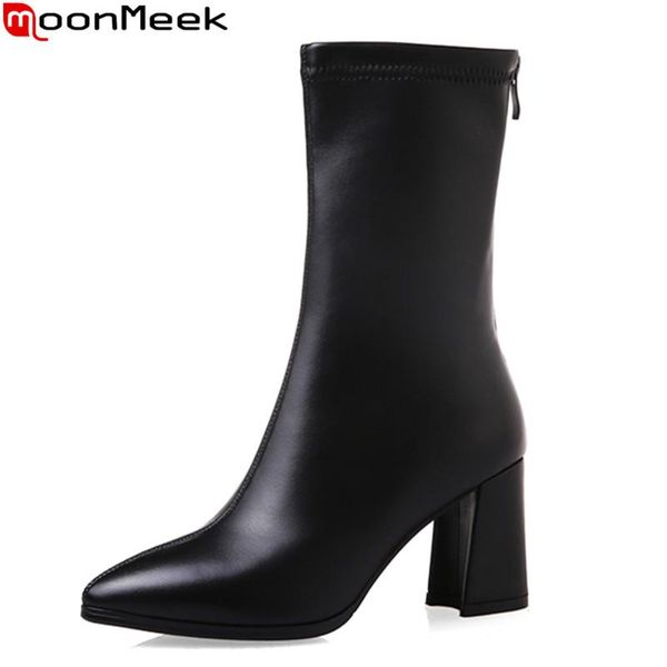 boots moonmeek 2021 arrival high heels woman shoes autumn winter black color women fashion pointed toe ankle
boots moonmeek 2021 arrival high heels woman shoes autumn winter black color women fashion pointed toe ankle
