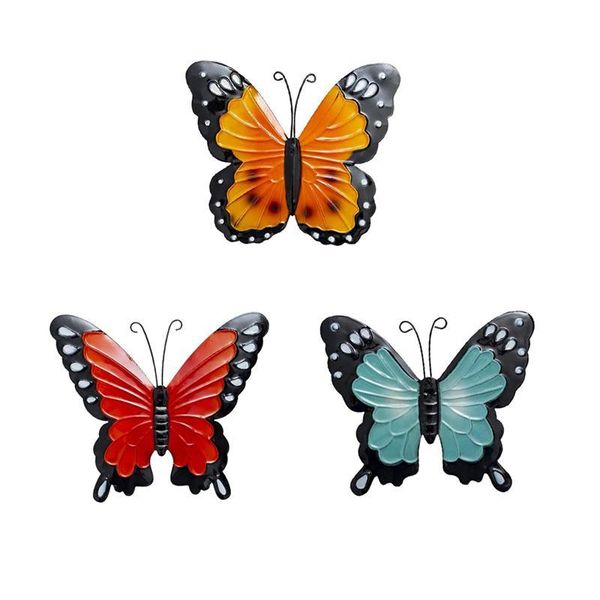 decorative objects & figurines 3pcs metal butterflies wall art decor colorful home garden hangings
decorative objects & figurines 3pcs metal butterflies wall art decor colorful home garden hangings