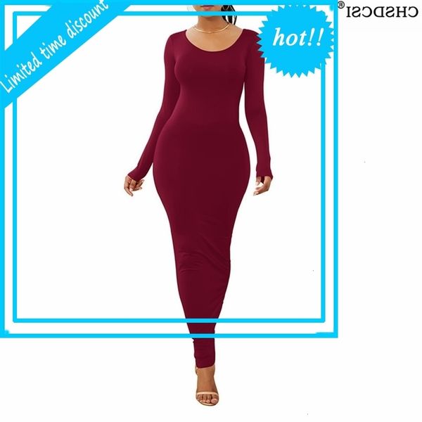 chsdcsi elegant office potlood long skirt women lent herfst solid o-neck slim polyester fashion casual party vestidos, Black
chsdcsi elegant office potlood long skirt women lent herfst solid o-neck slim polyester fashion casual party vestidos, Black