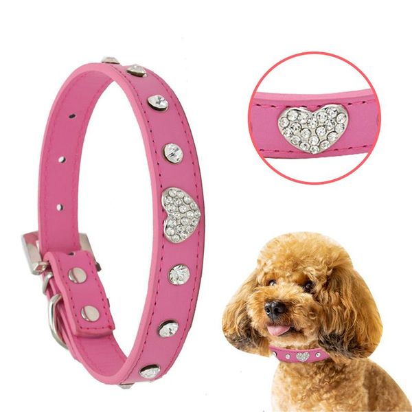 dog collars & leashes pu shiny rhinestone peach heart collar personalized buckle chain pitbull labrador pet accessories products
dog collars & leashes pu shiny rhinestone peach heart collar personalized buckle chain pitbull labrador pet accessories products