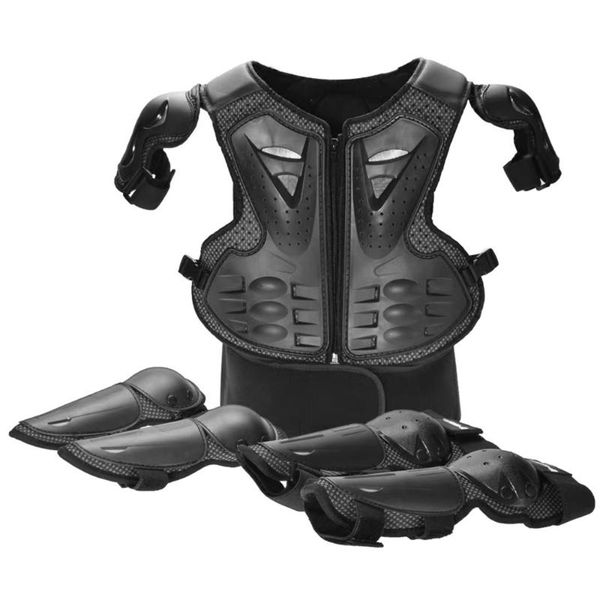 elbow & knee pads 5pcs kids full body protective vest guard set for motorcycle cycling skiing skating, Black;gray
elbow & knee pads 5pcs kids full body protective vest guard set for motorcycle cycling skiing skating, Black;gray
