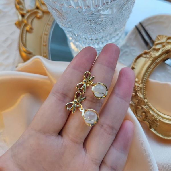 stud retro bow gold-plated daily simple ol elegant short silver needle earrings hypoallergenic natural stone, Golden;silver
stud retro bow gold-plated daily simple ol elegant short silver needle earrings hypoallergenic natural stone, Golden;silver