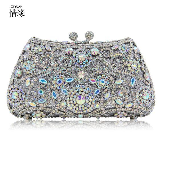 xiyuan fashion women crystal evening bag party handbags ladies wedding bridal clutch bag gold/silver/black/champagn
xiyuan fashion women crystal evening bag party handbags ladies wedding bridal clutch bag gold/silver/black/champagn