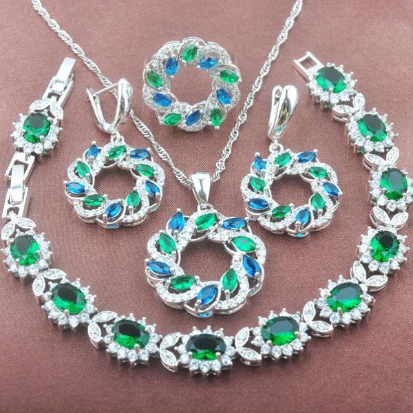 earrings & necklace women's summer accessories wedding jewelry sets crystal bracelet and ring set christmas gift yz0379, Silver
earrings & necklace women's summer accessories wedding jewelry sets crystal bracelet and ring set christmas gift yz0379, Silver