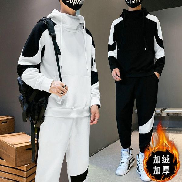 tracksuit men fashion 2021 winter jacket casual sports suit men new trend handsome plus velvet thick sweater loose sportswear, Gray
tracksuit men fashion 2021 winter jacket casual sports suit men new trend handsome plus velvet thick sweater loose sportswear, Gray