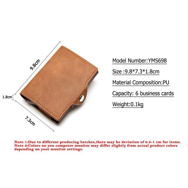bycobecy 2020 new men and women business pu leather credit card holder rfid blocking button smart wallet coin zip qylphh
bycobecy 2020 new men and women business pu leather credit card holder rfid blocking button smart wallet coin zip qylphh