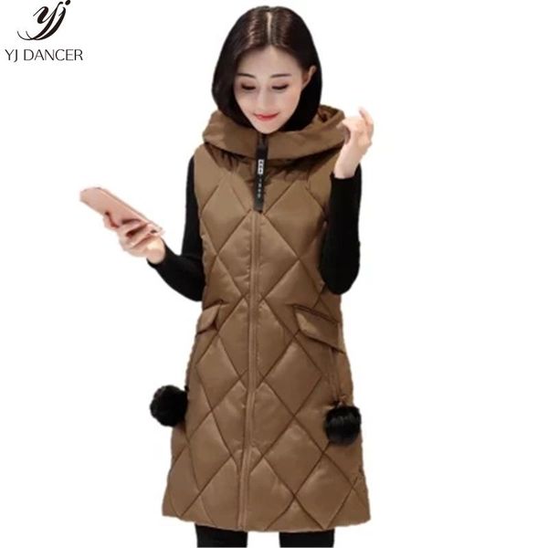 women's vests 2021 fashion autumn and winter vest long section large size hooded slim slimming down coat h080, Black;white
women's vests 2021 fashion autumn and winter vest long section large size hooded slim slimming down coat h080, Black;white