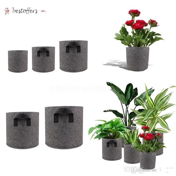 1/2/3/5/7/10 gallon plant grow bags non-woven aeration fabric pots pouch root container breathable degradable self-absorbent pots bj29
1/2/3/5/7/10 gallon plant grow bags non-woven aeration fabric pots pouch root container breathable degradable self-absorbent pots bj29