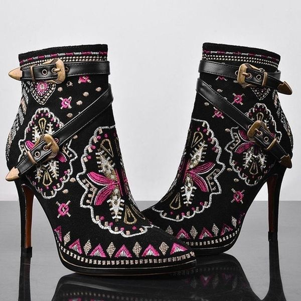 dress shoes black heels for women shoe flower embroidered vintage belt buckle pointed high-heeled knight boots womens spring autumn
dress shoes black heels for women shoe flower embroidered vintage belt buckle pointed high-heeled knight boots womens spring autumn