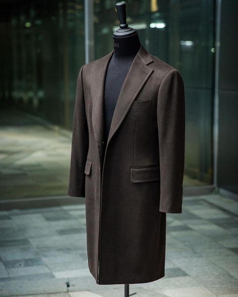 men's wool & blends fashion woolen mid-length overcoat for men solid singal breasted cacual 2021 winter notched thicken jacket, Black
men's wool & blends fashion woolen mid-length overcoat for men solid singal breasted cacual 2021 winter notched thicken jacket, Black