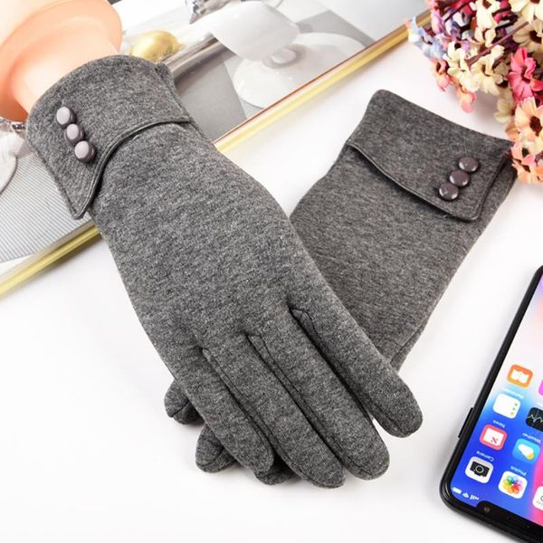 five fingers gloves fashion women' keep warm winter cuff soft lining button decoration outdoor hand wrist warmer full finger guantes, Blue;gray
five fingers gloves fashion women' keep warm winter cuff soft lining button decoration outdoor hand wrist warmer full finger guantes, Blue;gray