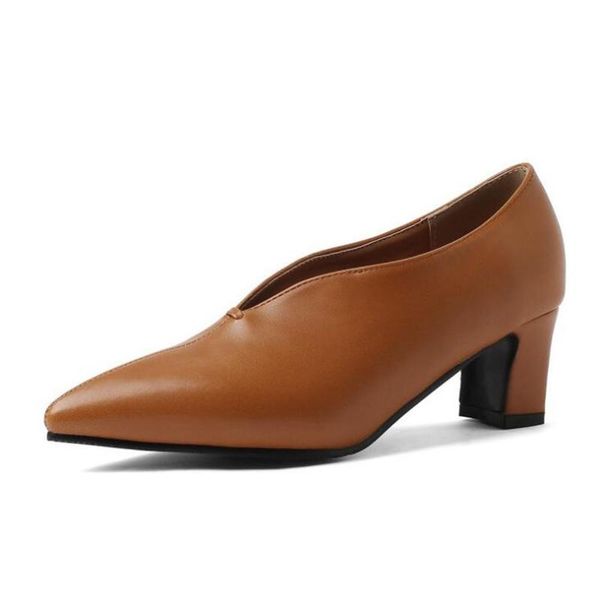 dress shoes fashion pointed toe mid heels women 2021 autumn single woman soft pu leather shoe square heel shallow mouth female, Black
dress shoes fashion pointed toe mid heels women 2021 autumn single woman soft pu leather shoe square heel shallow mouth female, Black