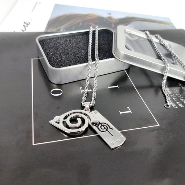 pendant necklaces konoha necklace japanese anime accessories cosplay akatsuki itachi titanium jewelry men's chain cartoon gift wholesal, Silver
pendant necklaces konoha necklace japanese anime accessories cosplay akatsuki itachi titanium jewelry men's chain cartoon gift wholesal, Silver