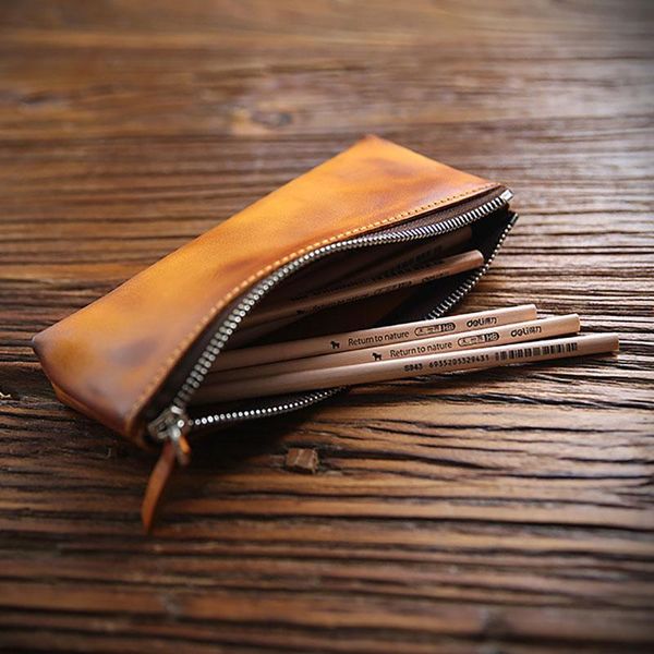 wallets luufan handmade genuine leather pencil bag vintage retro style cowhide zipper pen case school office stationery dropship, Red;black
wallets luufan handmade genuine leather pencil bag vintage retro style cowhide zipper pen case school office stationery dropship, Red;black