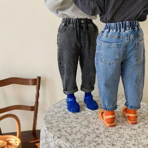 jeans boys and girls spring cotton elastic casual 2-6 years kids all-match denim pants children bottoms, Blue
jeans boys and girls spring cotton elastic casual 2-6 years kids all-match denim pants children bottoms, Blue