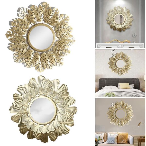 mirrors wall-mounted mirror round frame decorative gold leaf living room decoration
mirrors wall-mounted mirror round frame decorative gold leaf living room decoration
