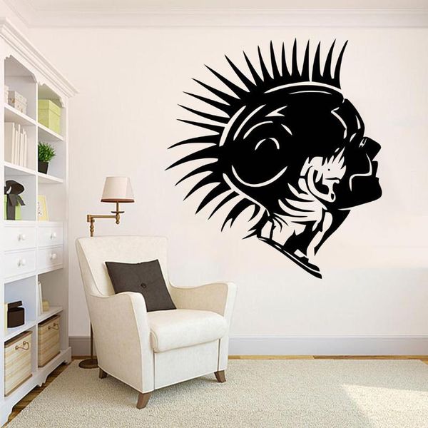 wall stickers mohawk decal punk is not dead rock music pub art decor studio v
wall stickers mohawk decal punk is not dead rock music pub art decor studio v