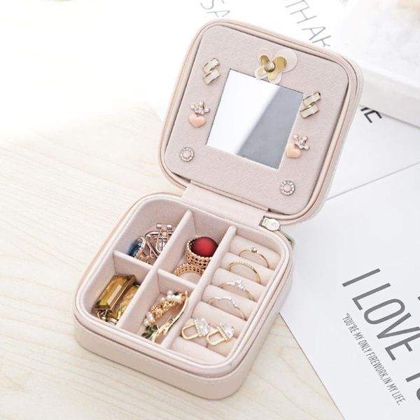 storage boxes & bins 2 colors jewelry organizer travel earrings case women mini portable necklace pu leather bracelet holder
storage boxes & bins 2 colors jewelry organizer travel earrings case women mini portable necklace pu leather bracelet holder