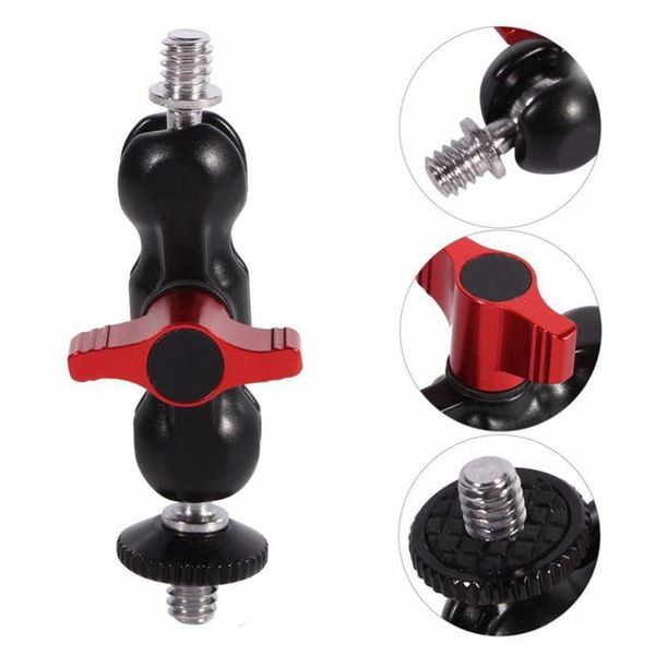 digital cameras magic 1/4 inch clamp double ball head arm mount adapter for dslr camera lcd monitor
digital cameras magic 1/4 inch clamp double ball head arm mount adapter for dslr camera lcd monitor